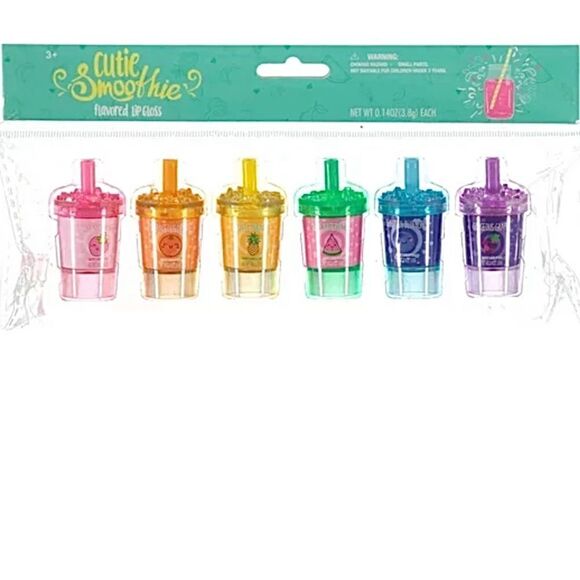 Smoothie scented lip gloss pack of 6 - Picture 2 of 2
